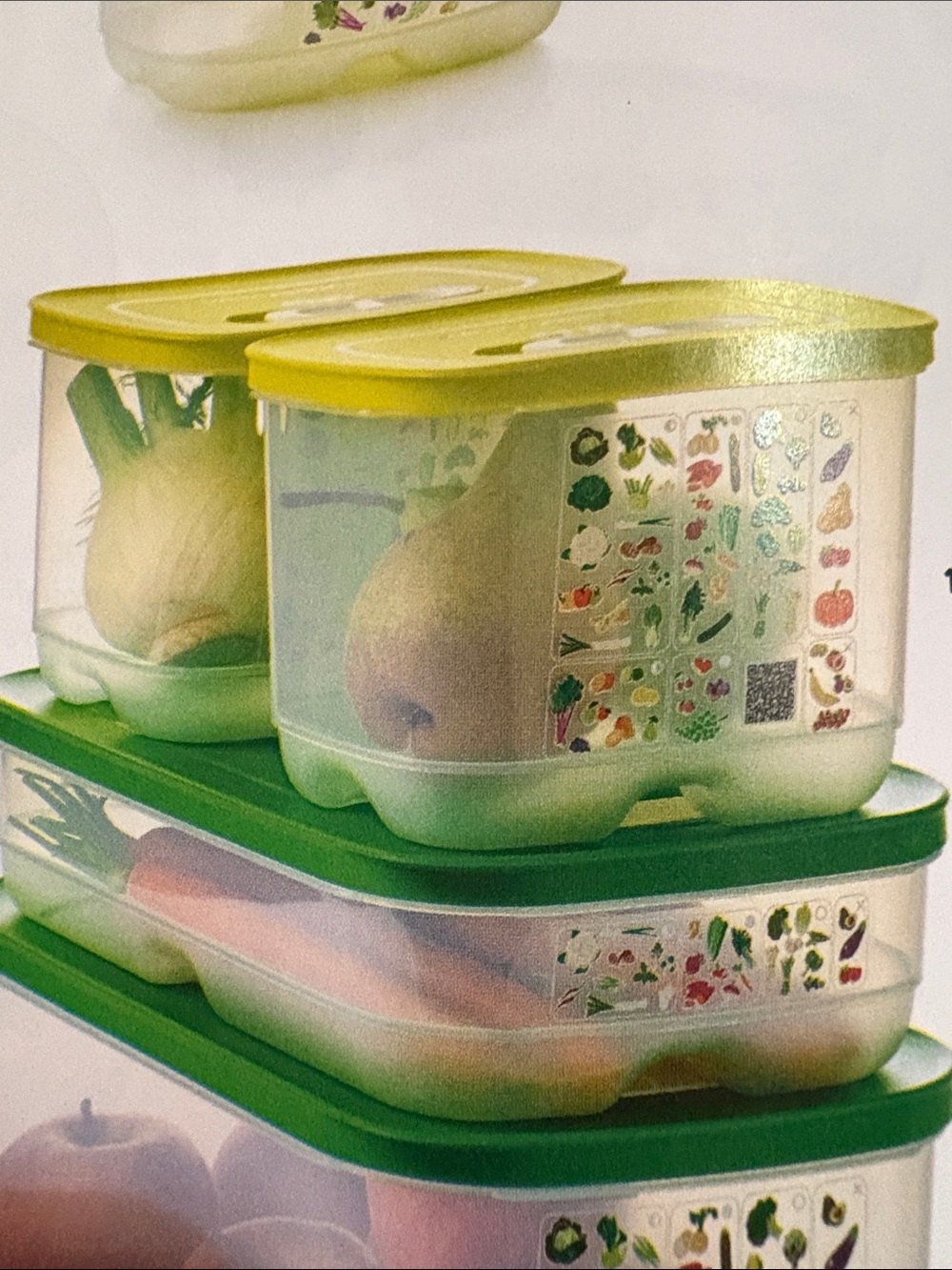 NWT Tupperware FridgeSmart small deep set of two